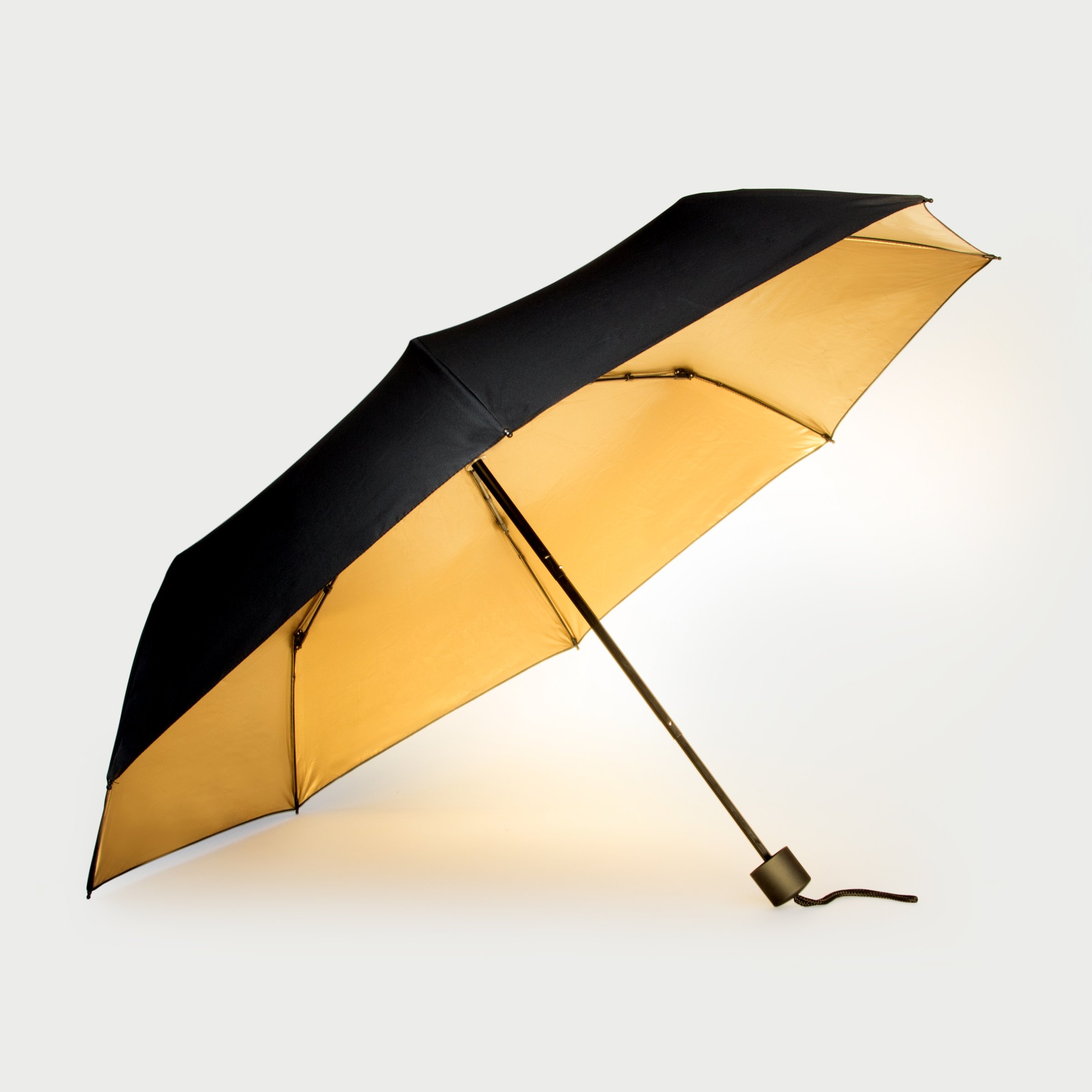 Black and Gold Reflective Umbrella