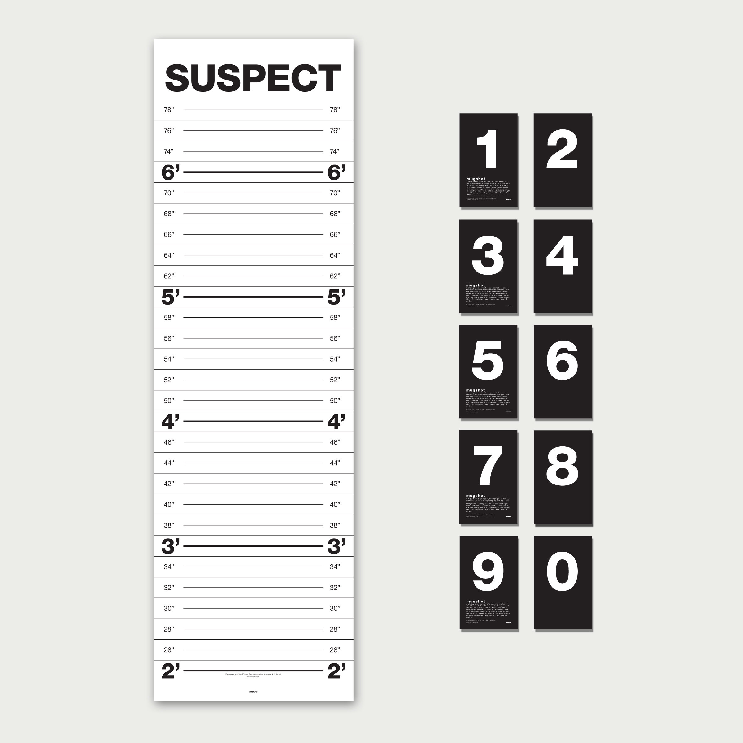 Mugshot Height Chart : Keep a photographic record of your little