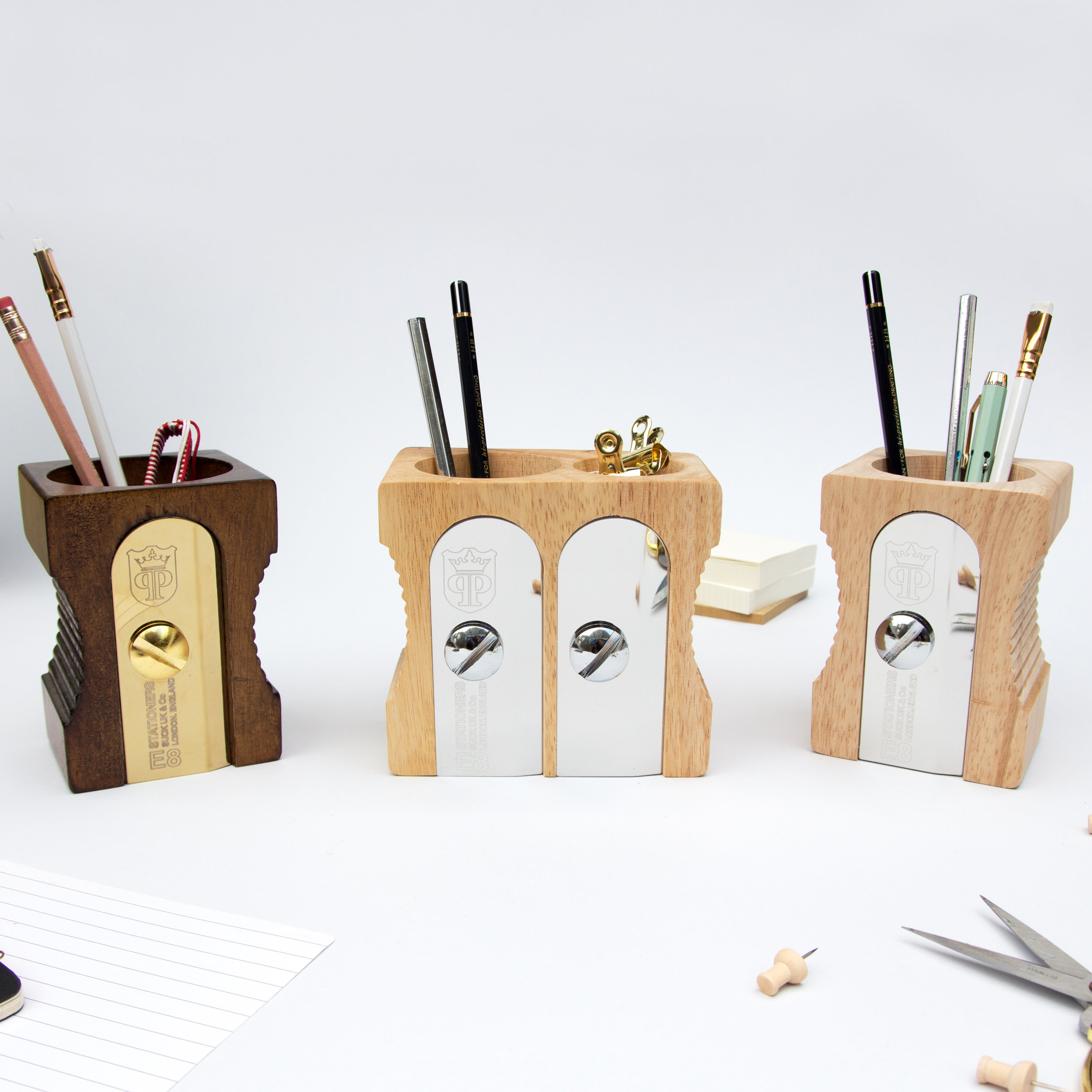 Sharpener Desk Tidy Set of 3