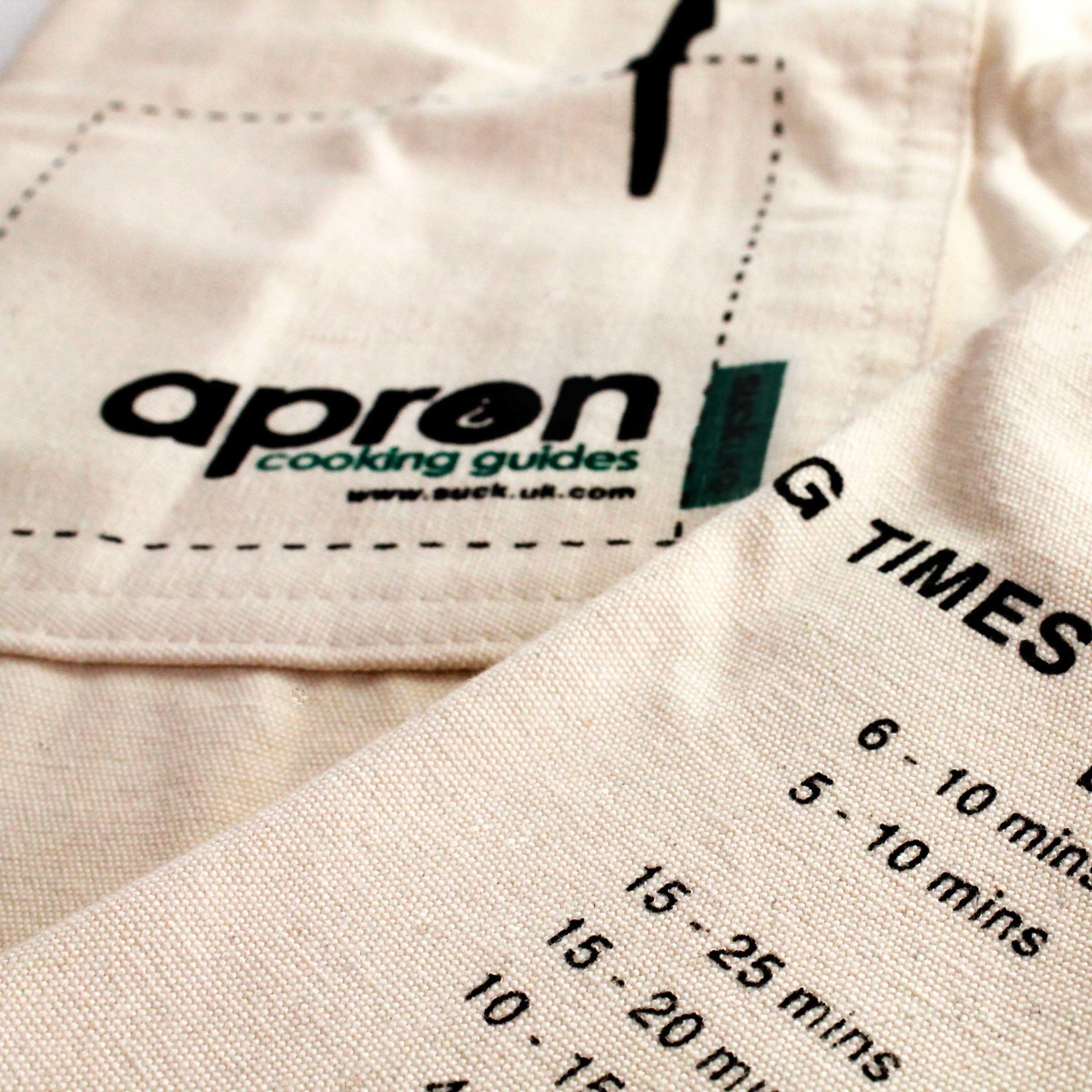 Printed cotton apron