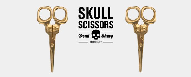Skull Scissors : Dead sharp, finest quality scissors.
