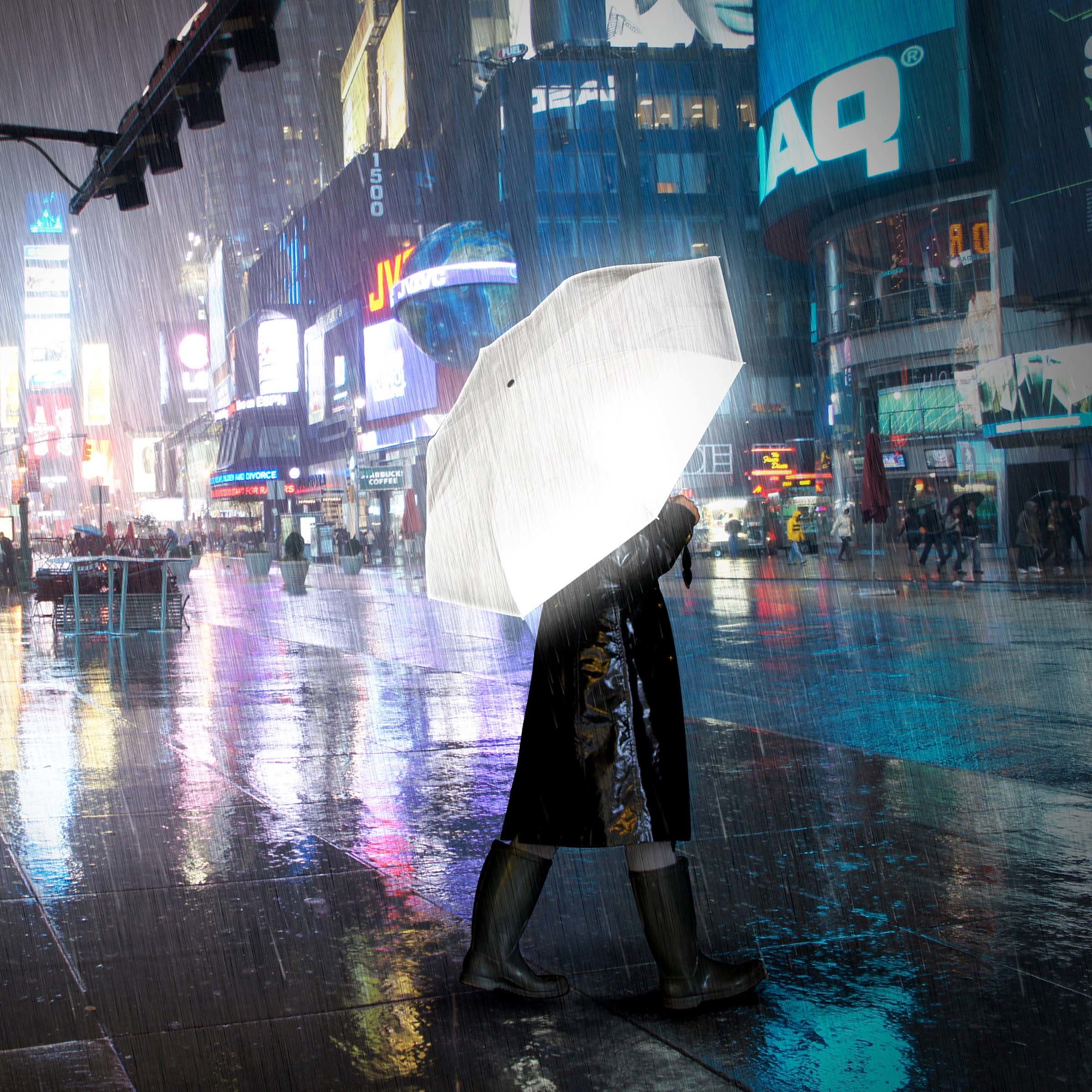 Bright at Night - Reflective Umbrella