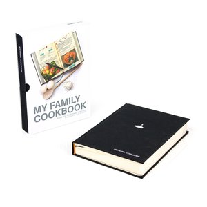 Black Cover Recipe Book in Slip Sleeve Box