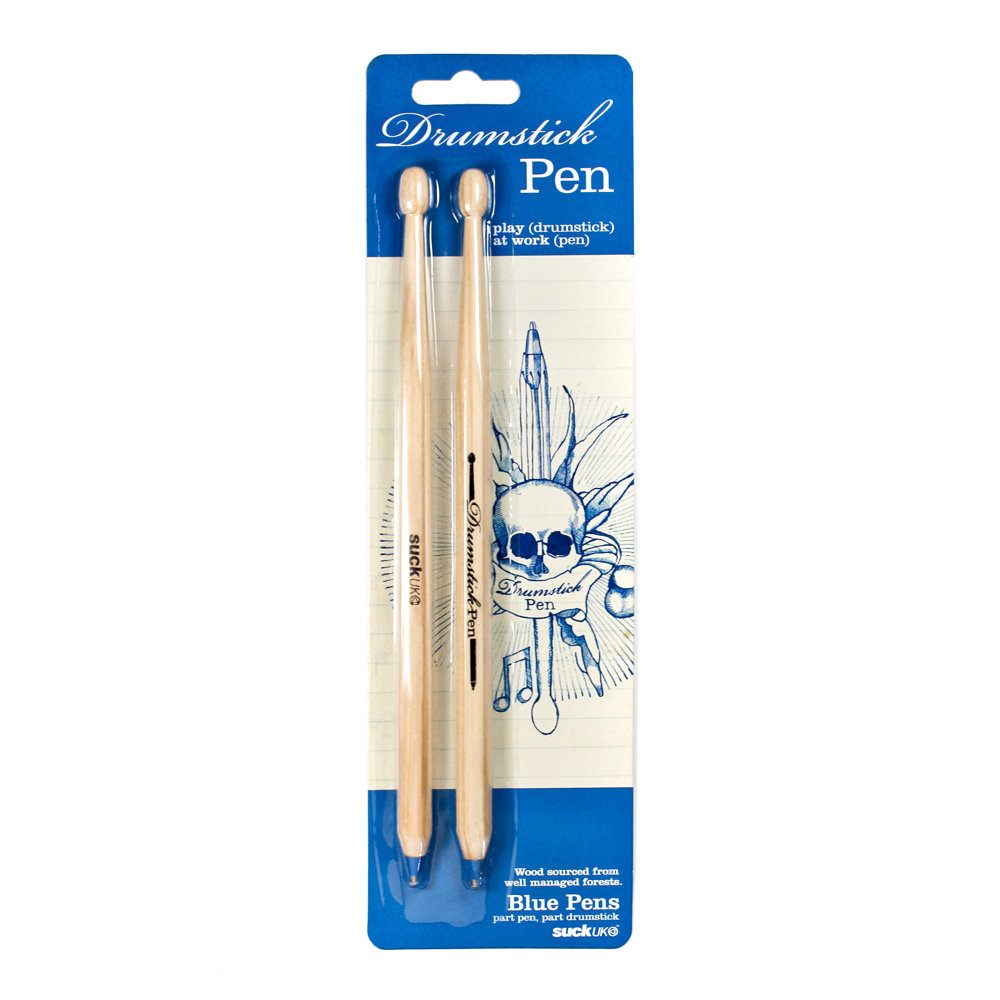 The Original Drumtick Pen Packaging (Blue)