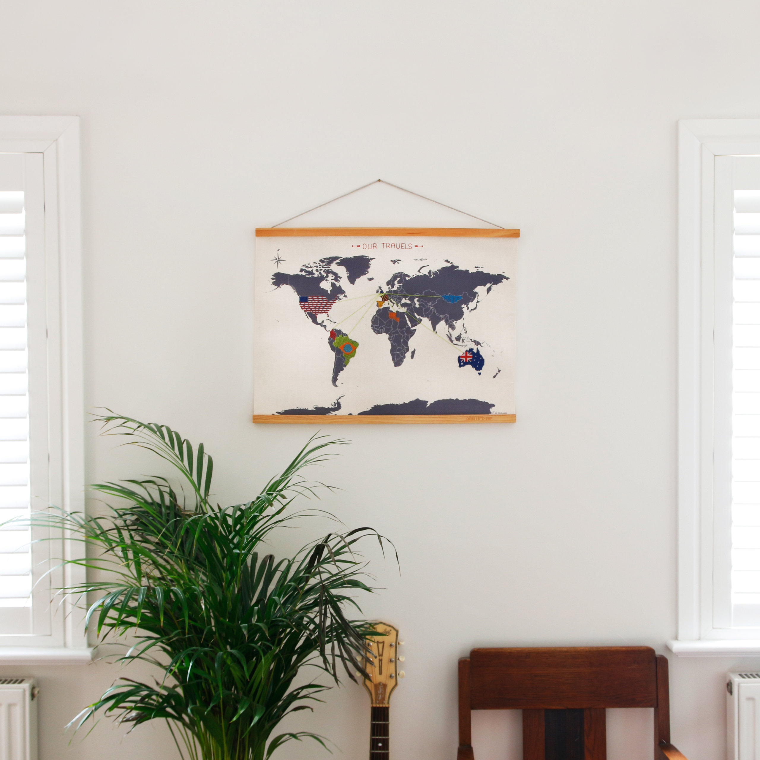 Make Your Own Cross Stitch Wall Hanging