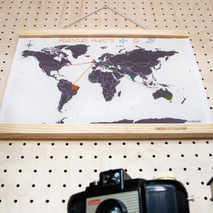 Make Your Own Cross Stitch World Map