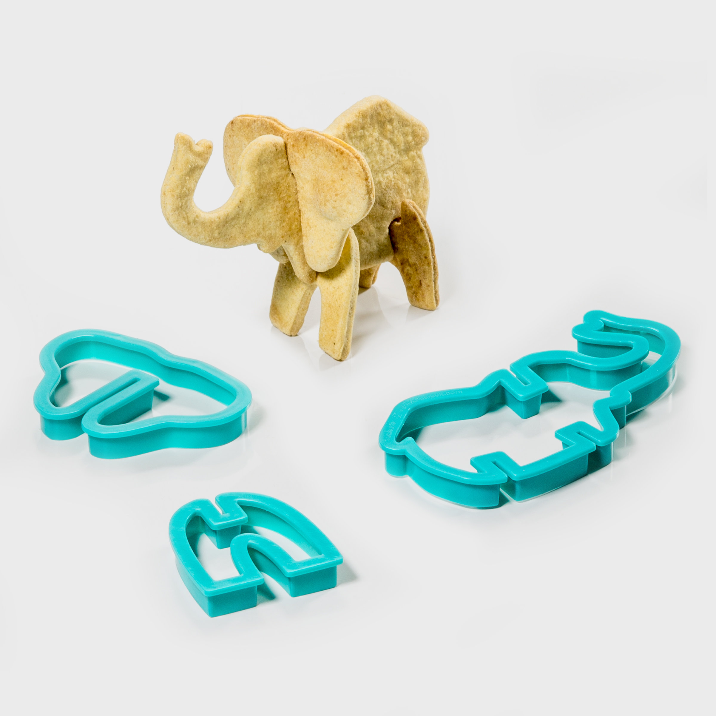 3D Safari Cookie Cutters Bake And Assemble 3D Safari Animals 