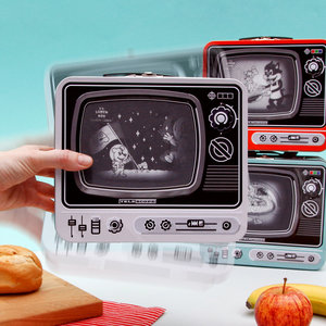 TV Lunch Box with Lenticular screen