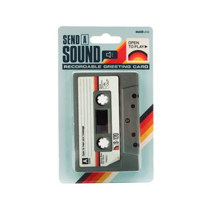 Old School Cassette tape Greeting Card