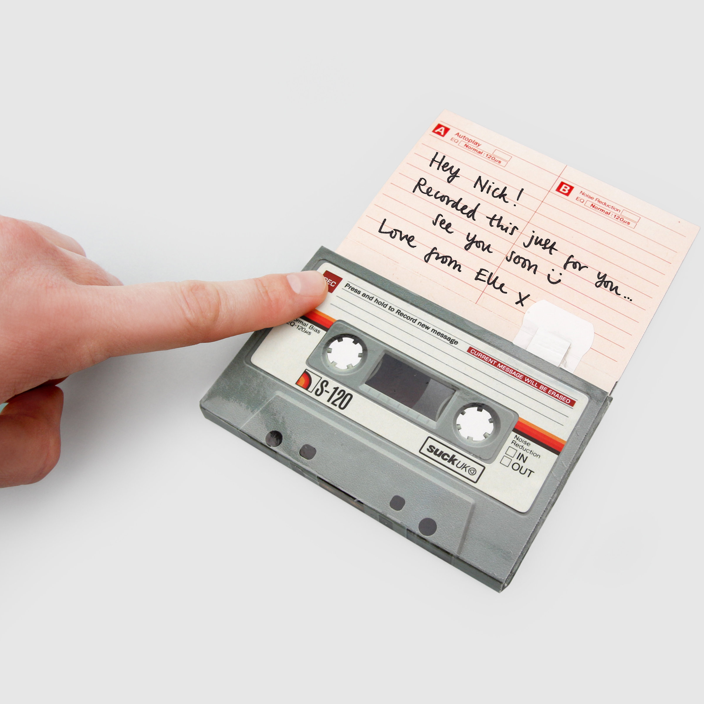 Cassette Tape - Recordable Greeting Card