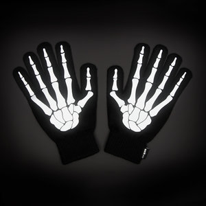 Spooky Winter Bike Gloves