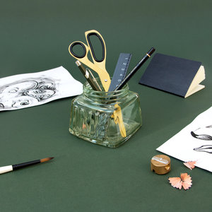 Vintage Inspired Pencil Holder For Desk 