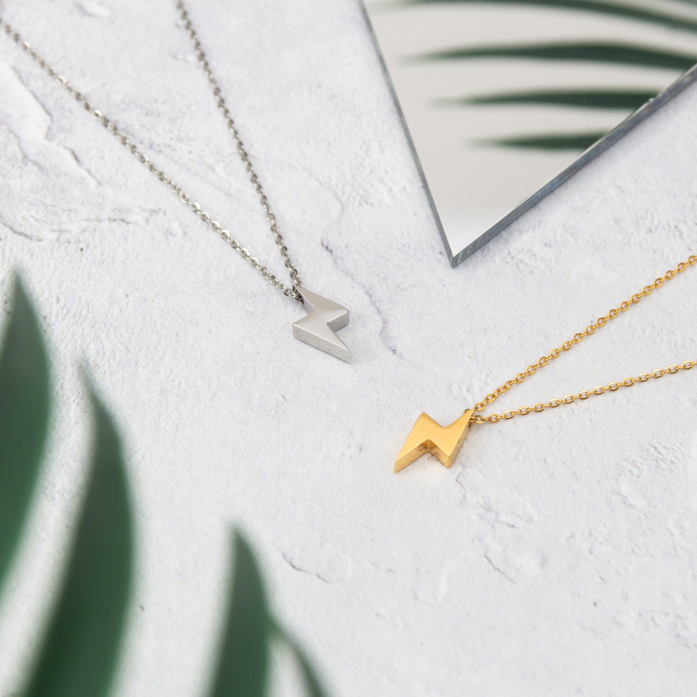 Lightning bolt necklaces