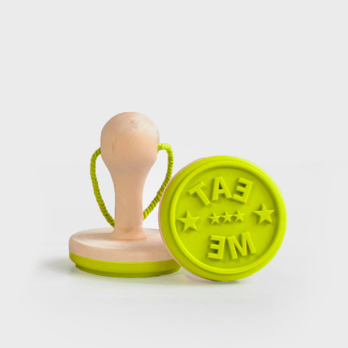 Cookie Stamp - Eat Me - Lime Green