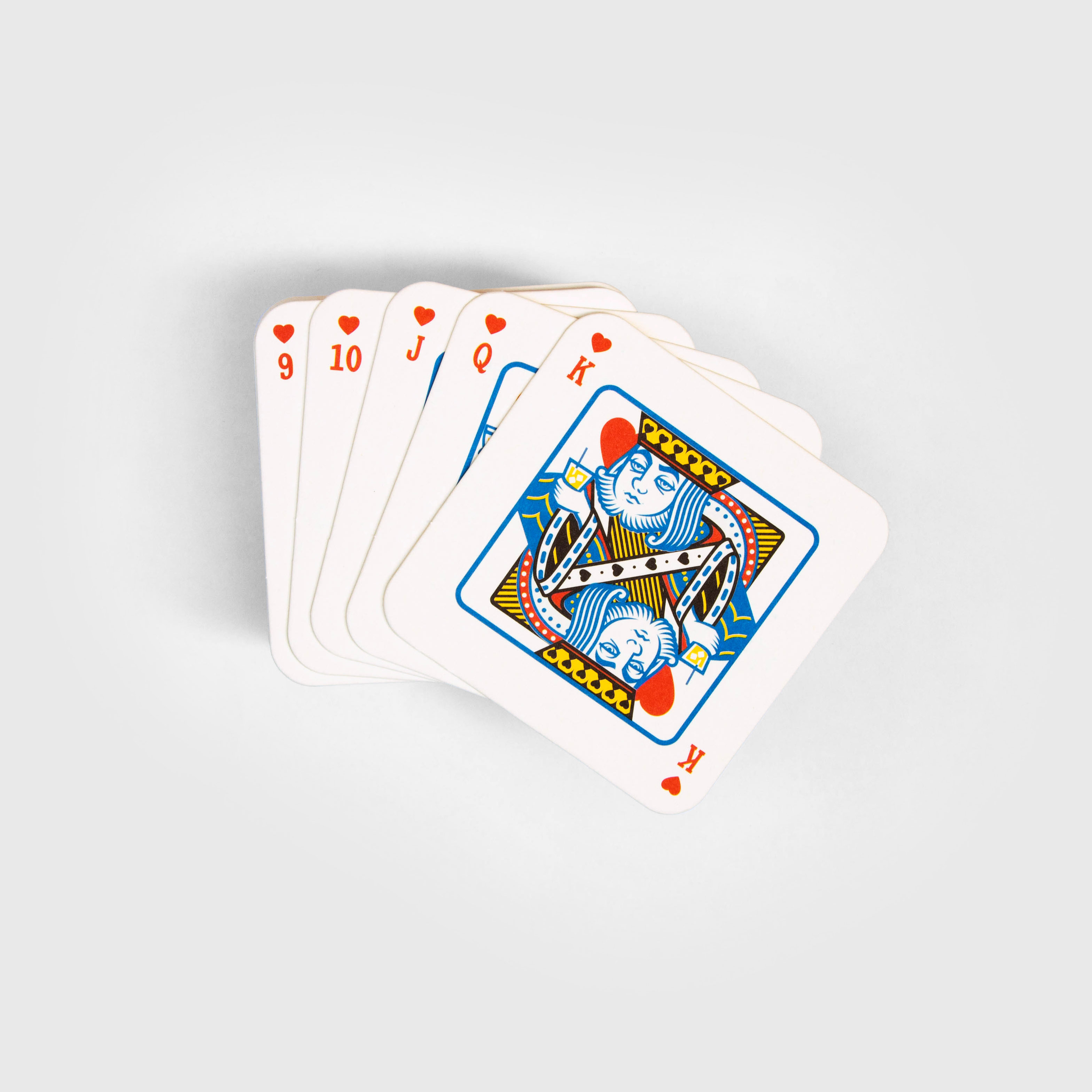 Playing Card Beer Mats