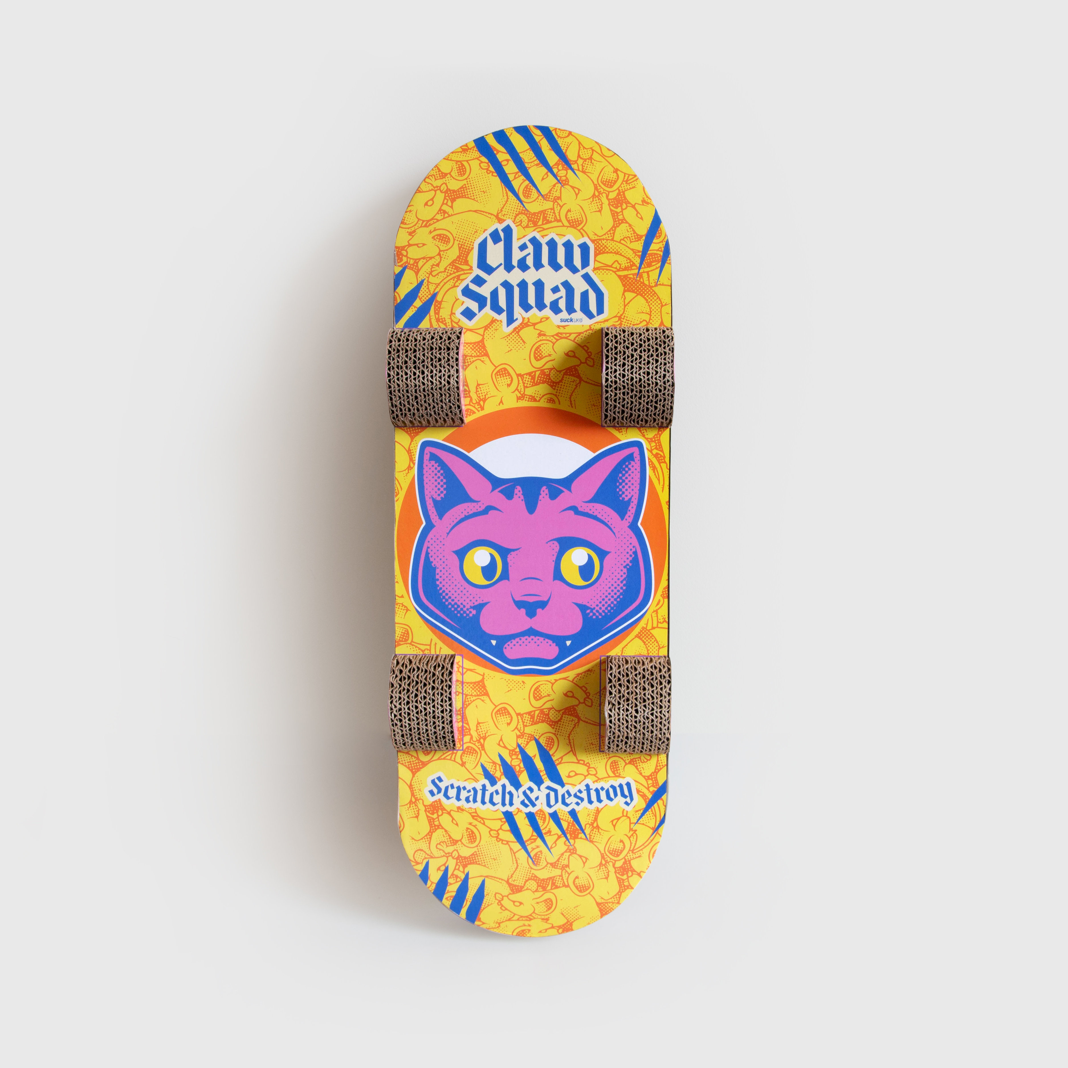Cardboard skateboard for cats