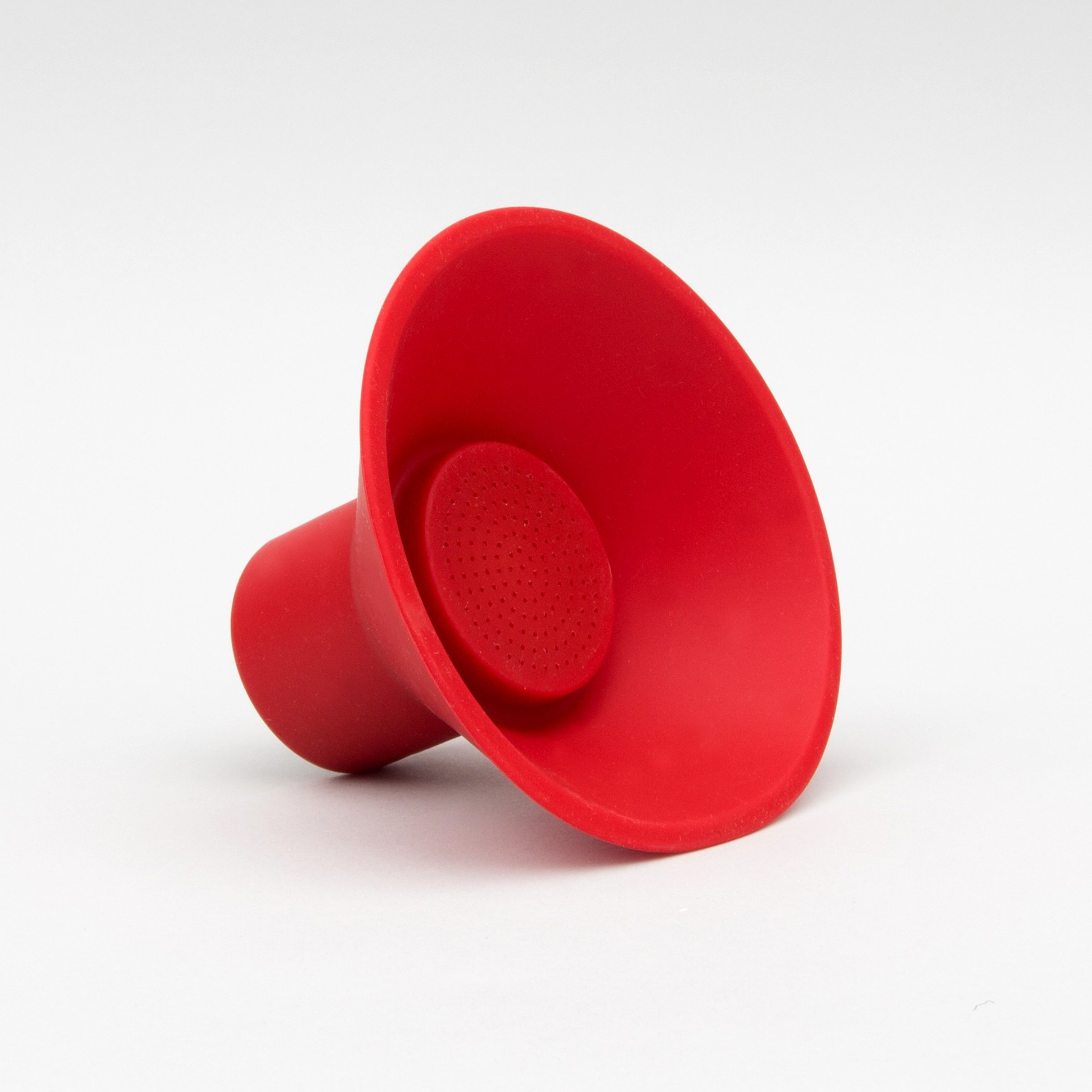 Silicone bluetooth speaker in red