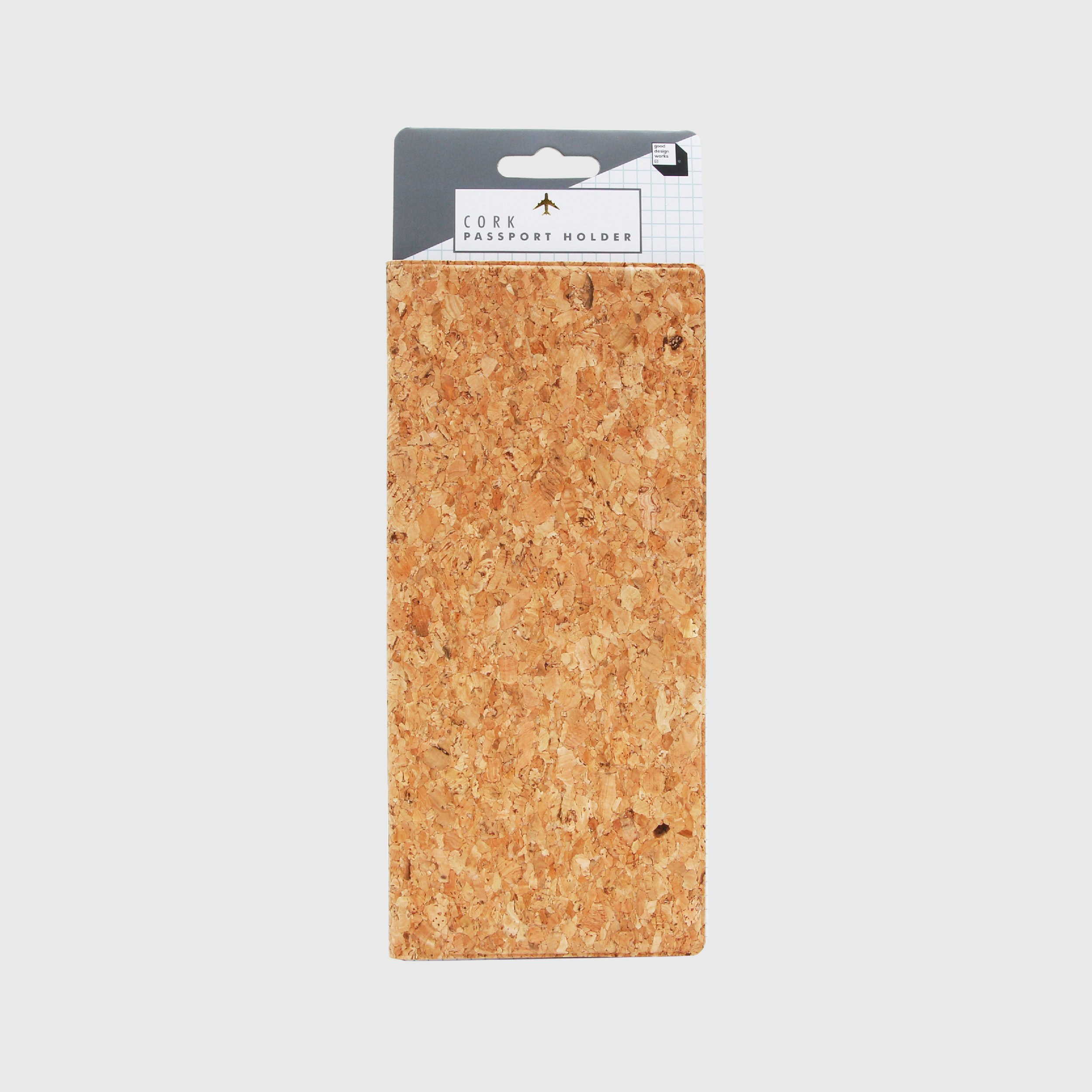 Large cork passport and document holder