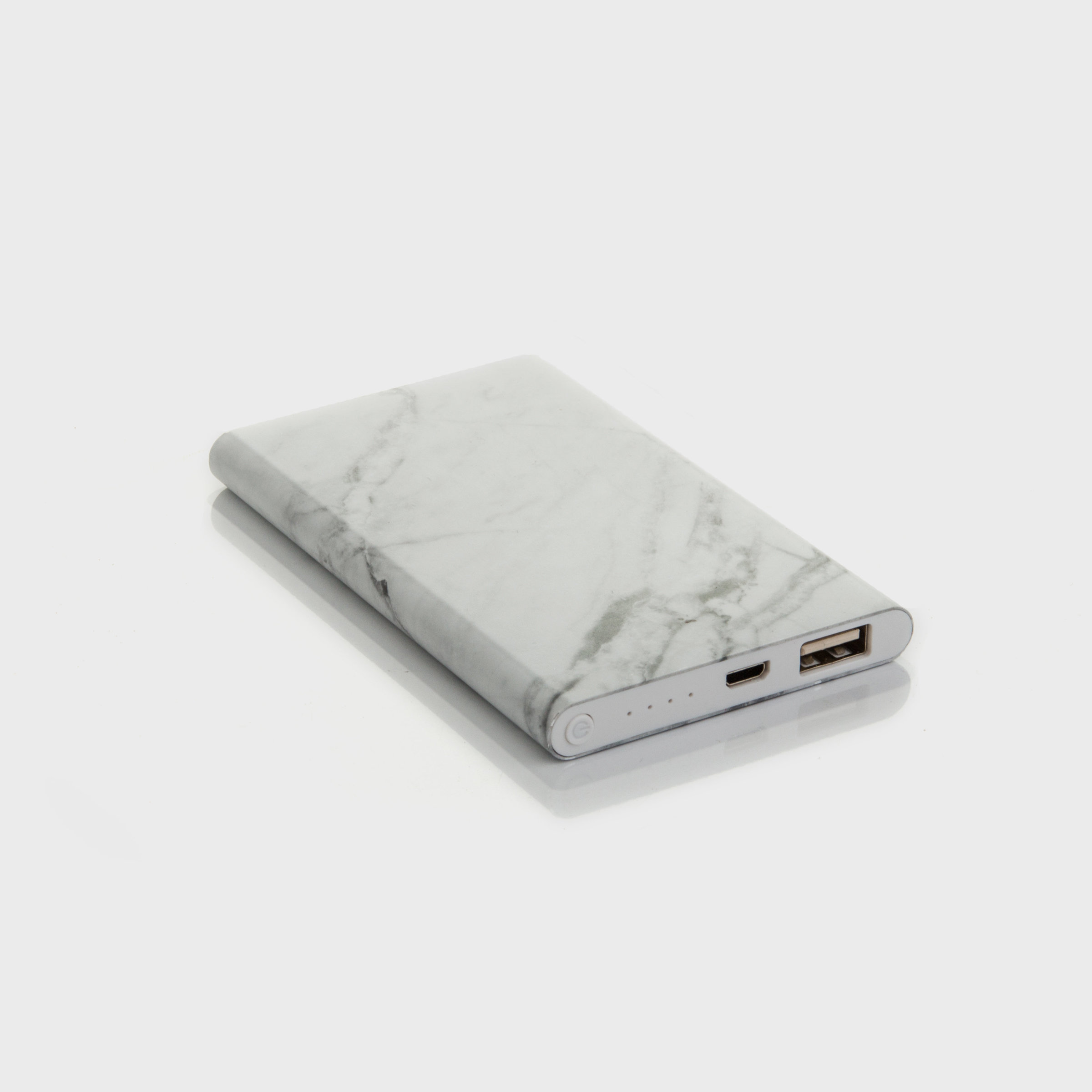 White marble power bank
