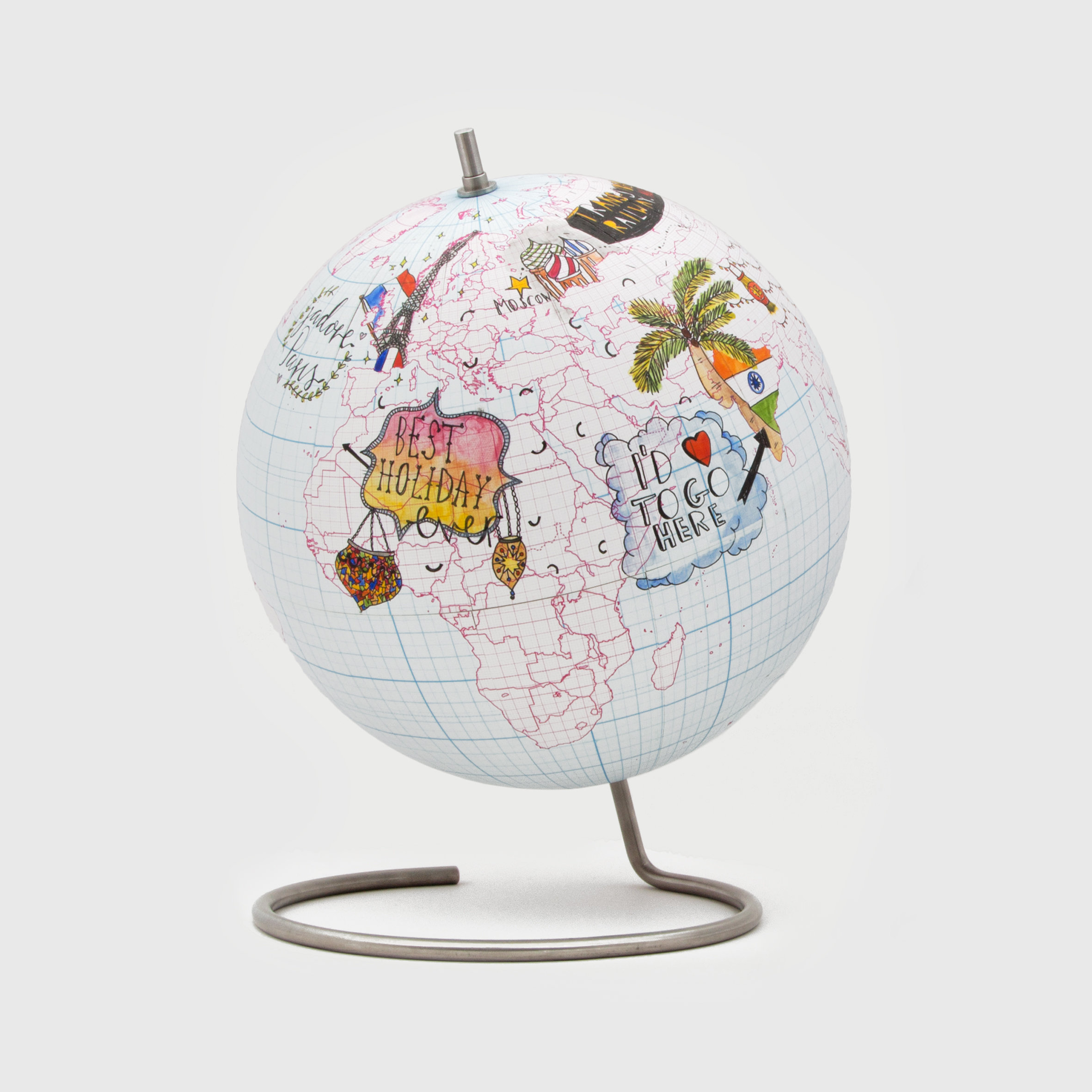 Grid globe journal 