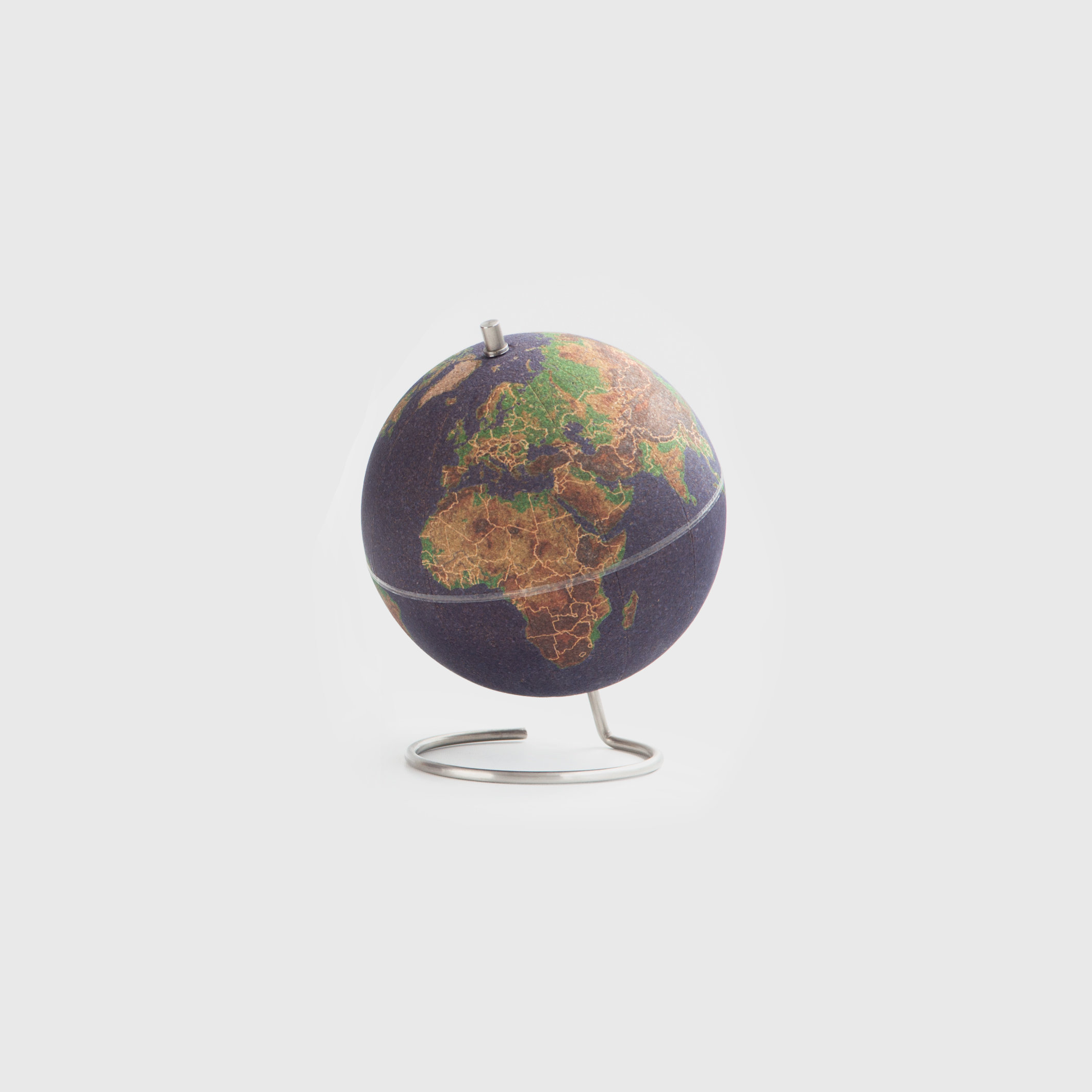 Mini colour cork globe
