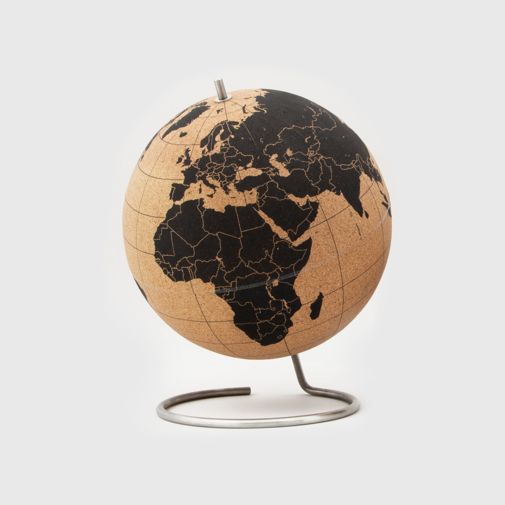 Large cork globe