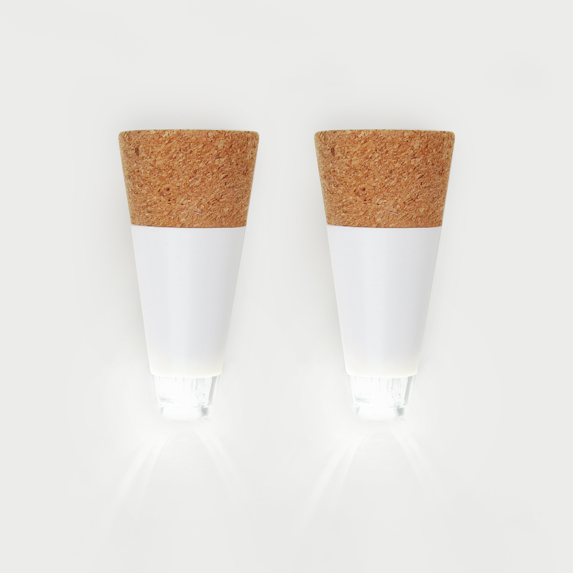 Twin pack rechargeable bottle lights
