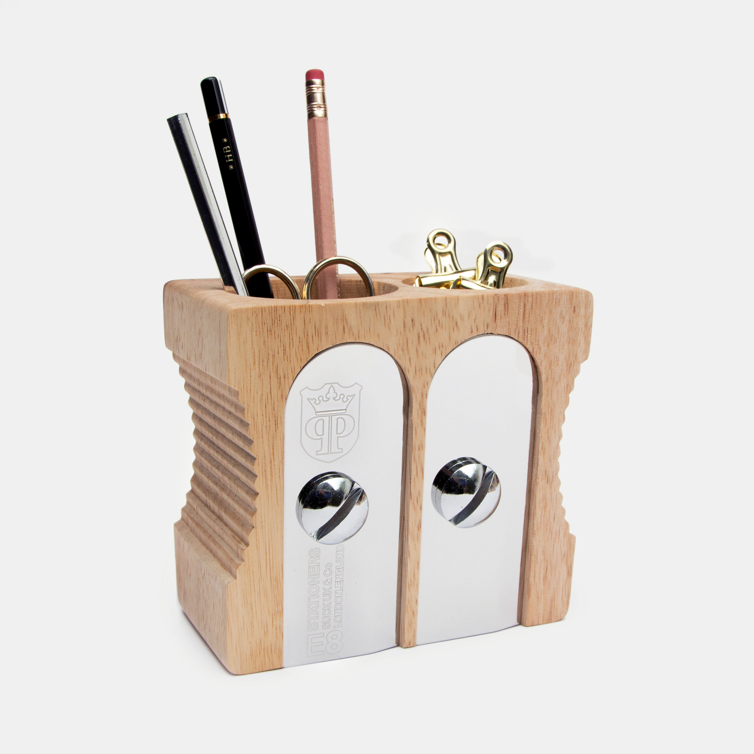 Double size light sharpener desk tidy