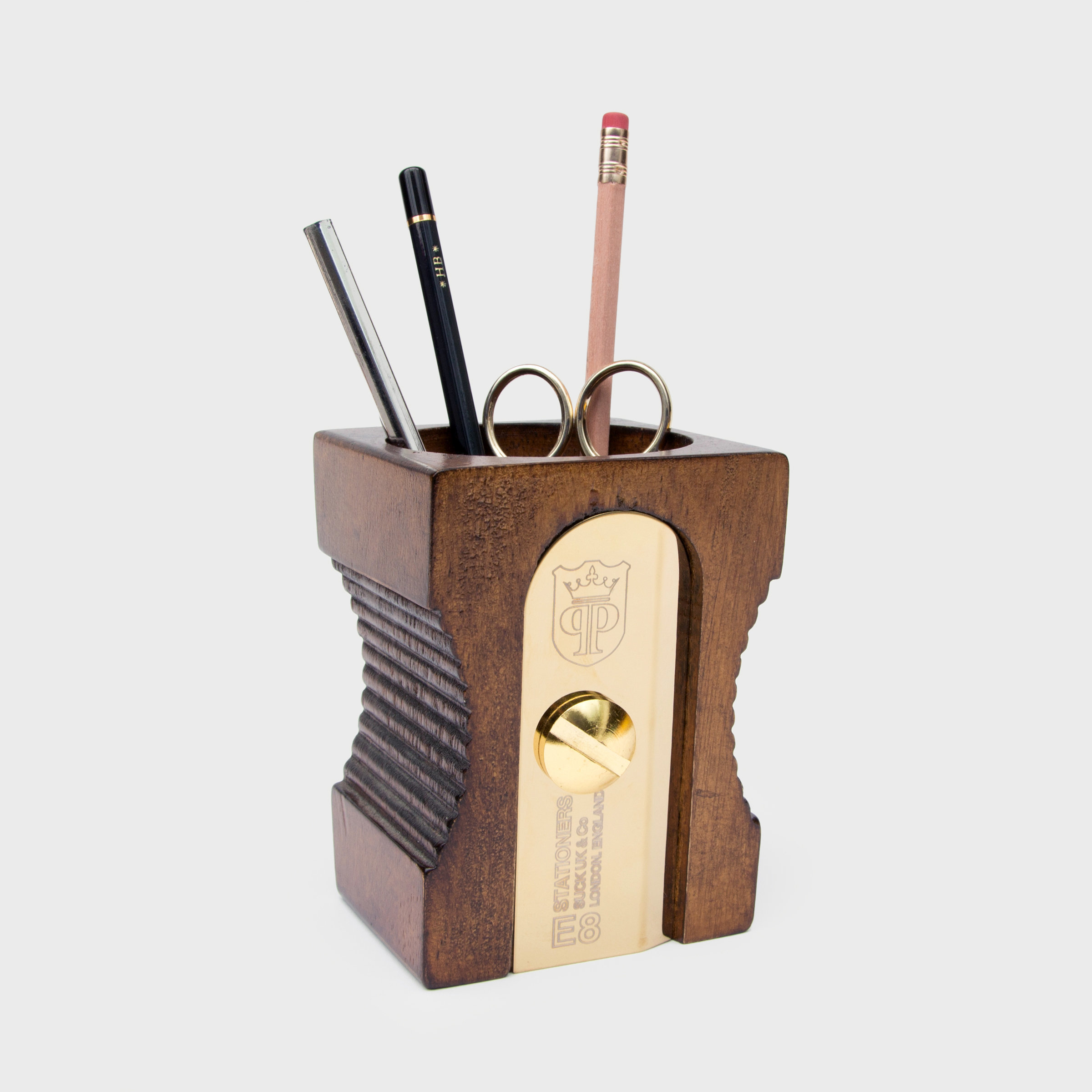 Sharpener Desk Tidy Supersize pencil sharpener pen pot