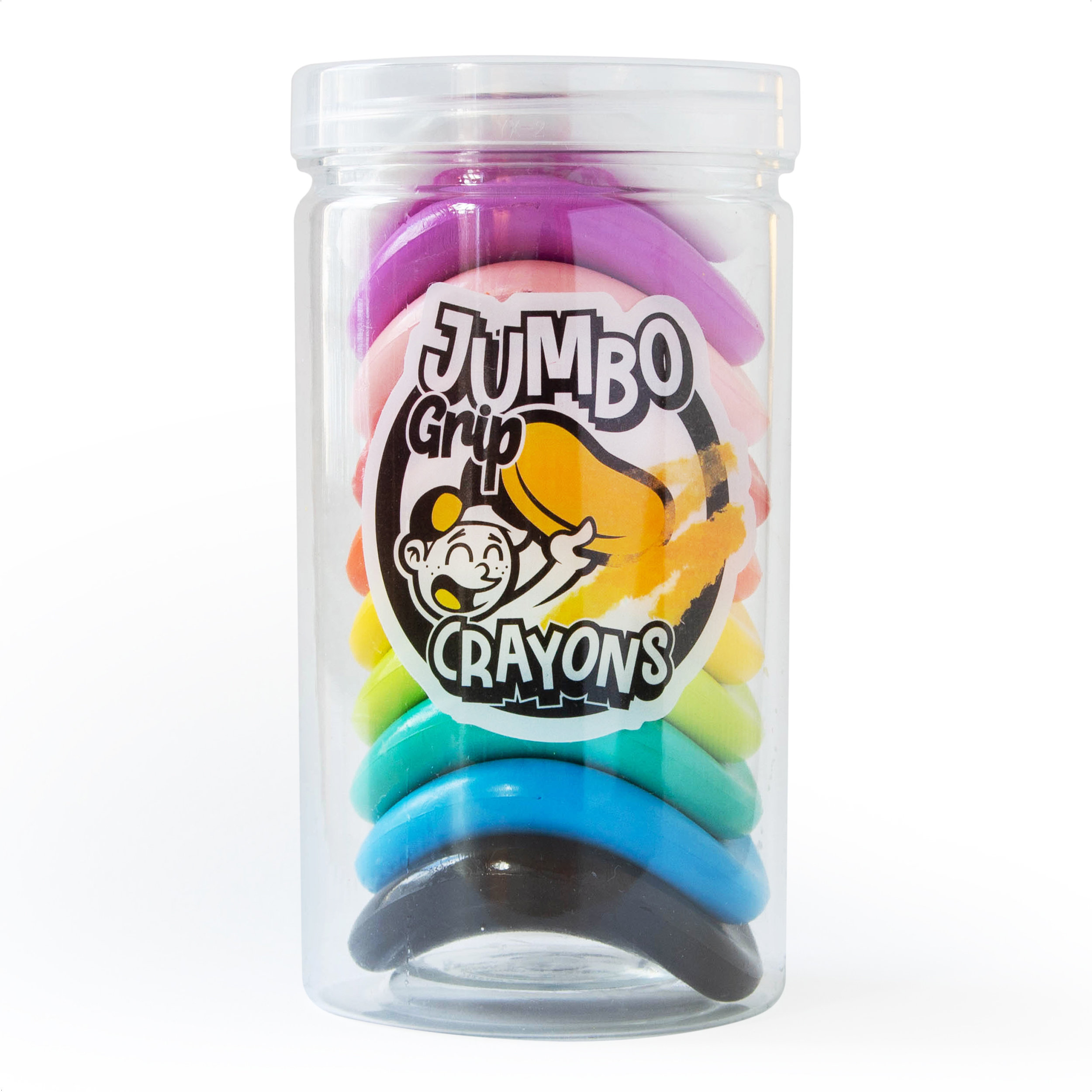 Jumbo grip crayons in packaging