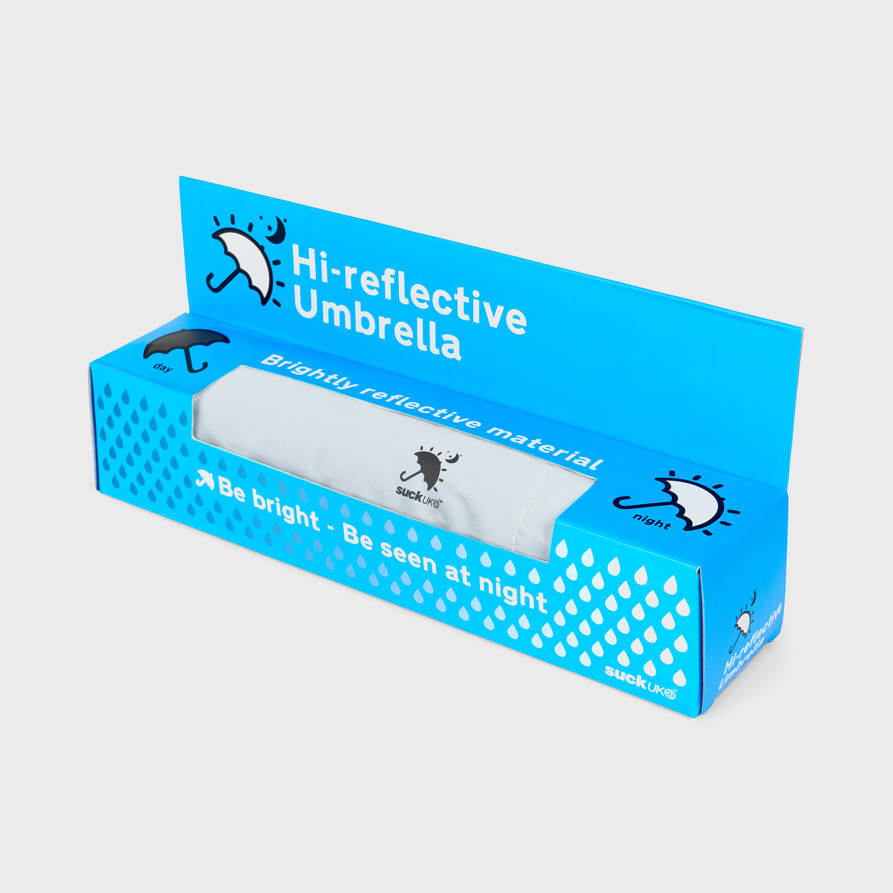 Packaging for Reflective Umbrella - box with window