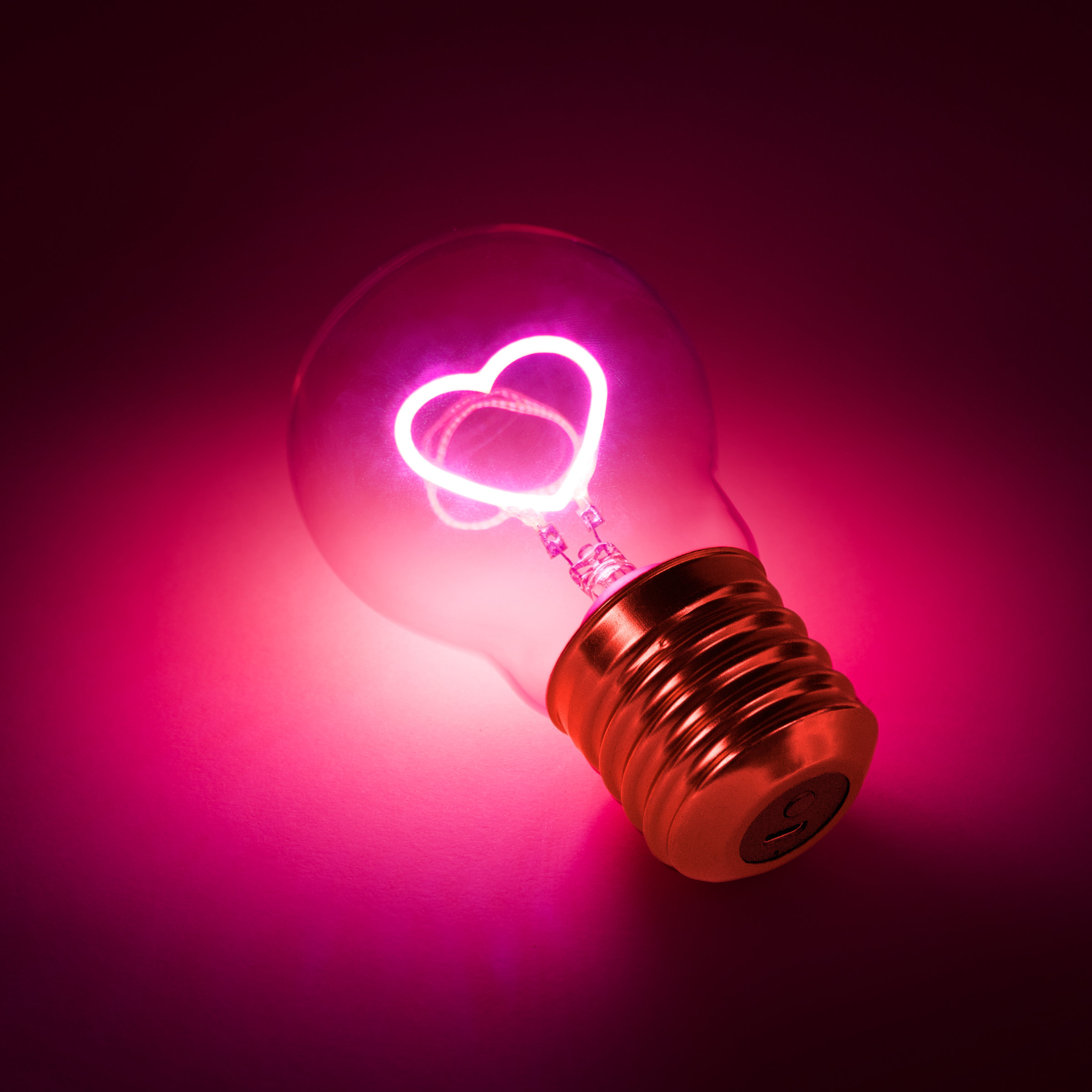 Rechargeable USB Heart Nightlight