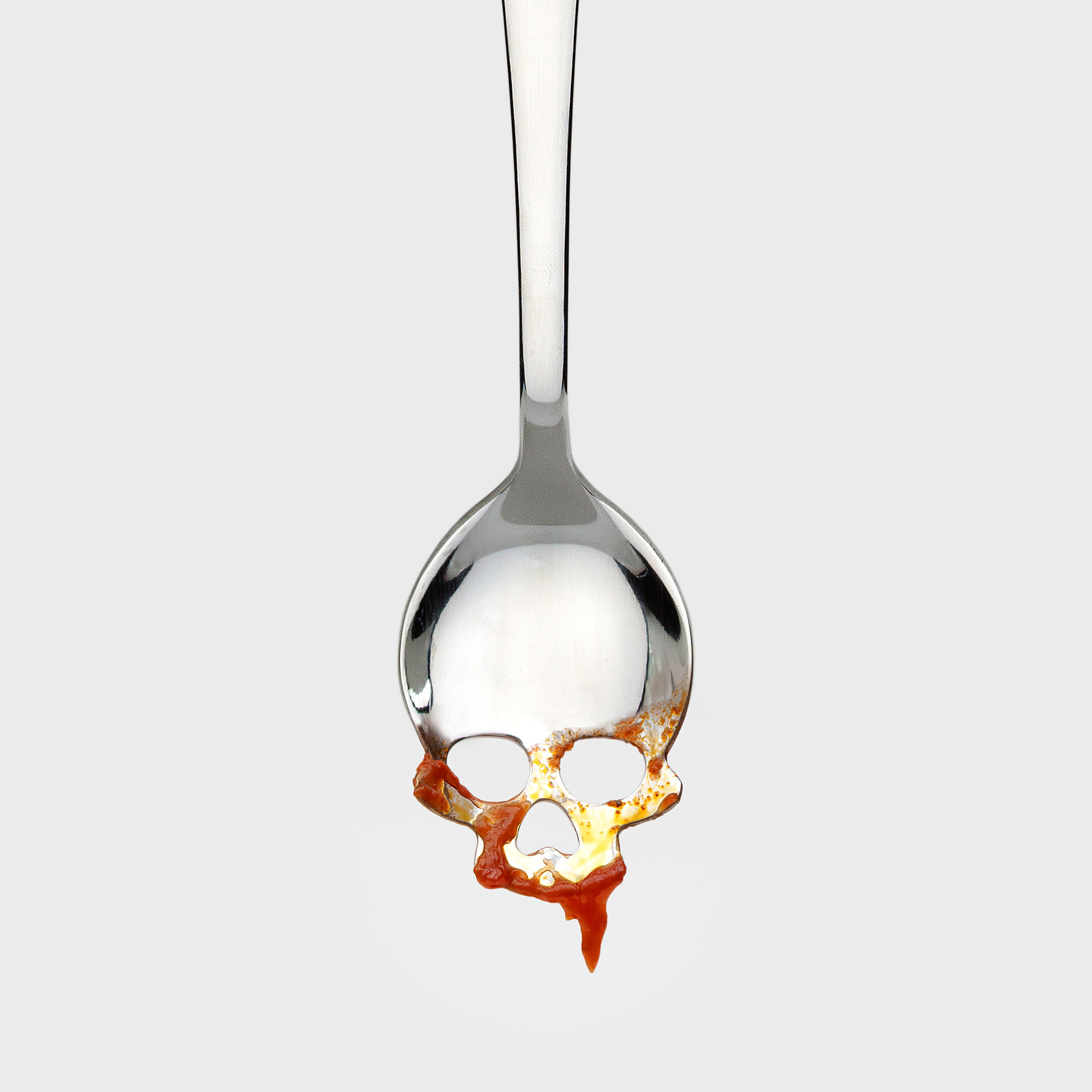 Skull dripping with Sauce