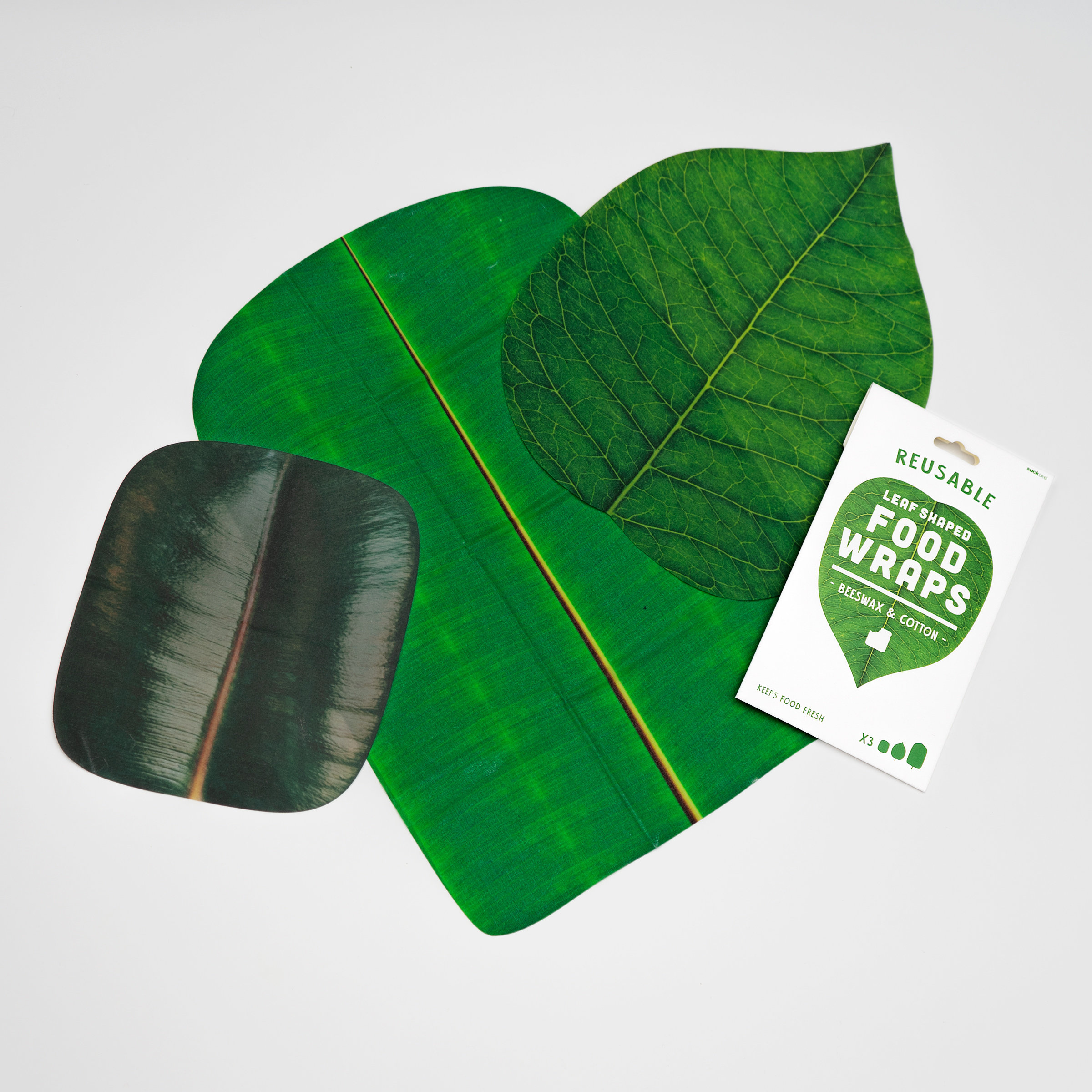 Reusable Leaf Shaped Food Wraps