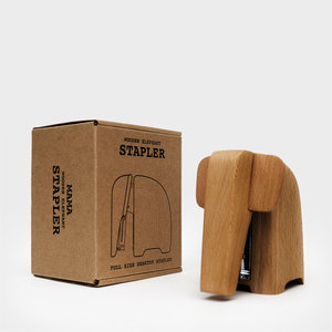 Large wooden-elephant-stapler