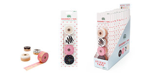 Doughnut Pattern Sticky Paper Tape