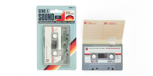 Recordable Greeting card Mix Tape
