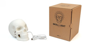 Ceramic Light-Up Skull