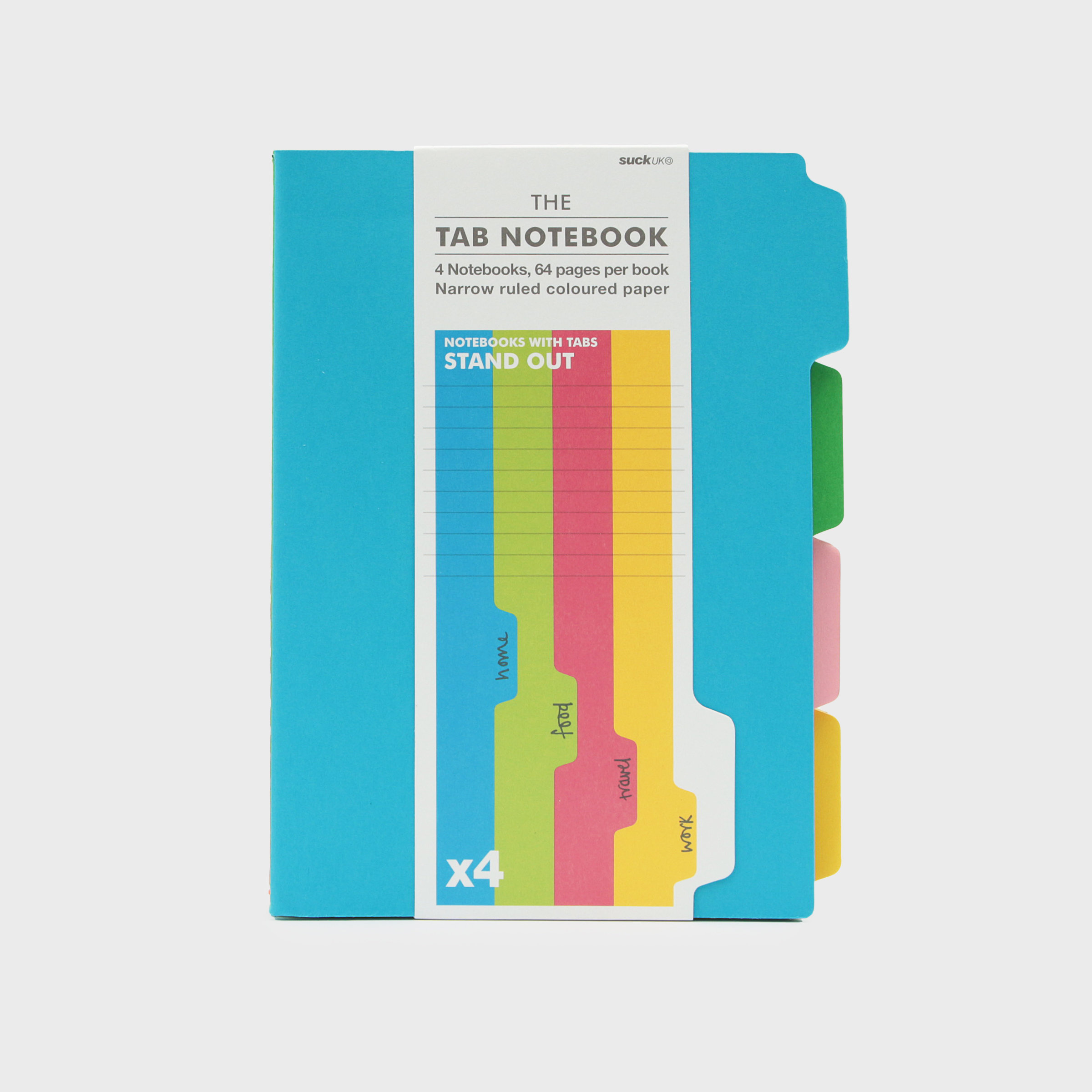 Tab Notebooks Pack Colourful