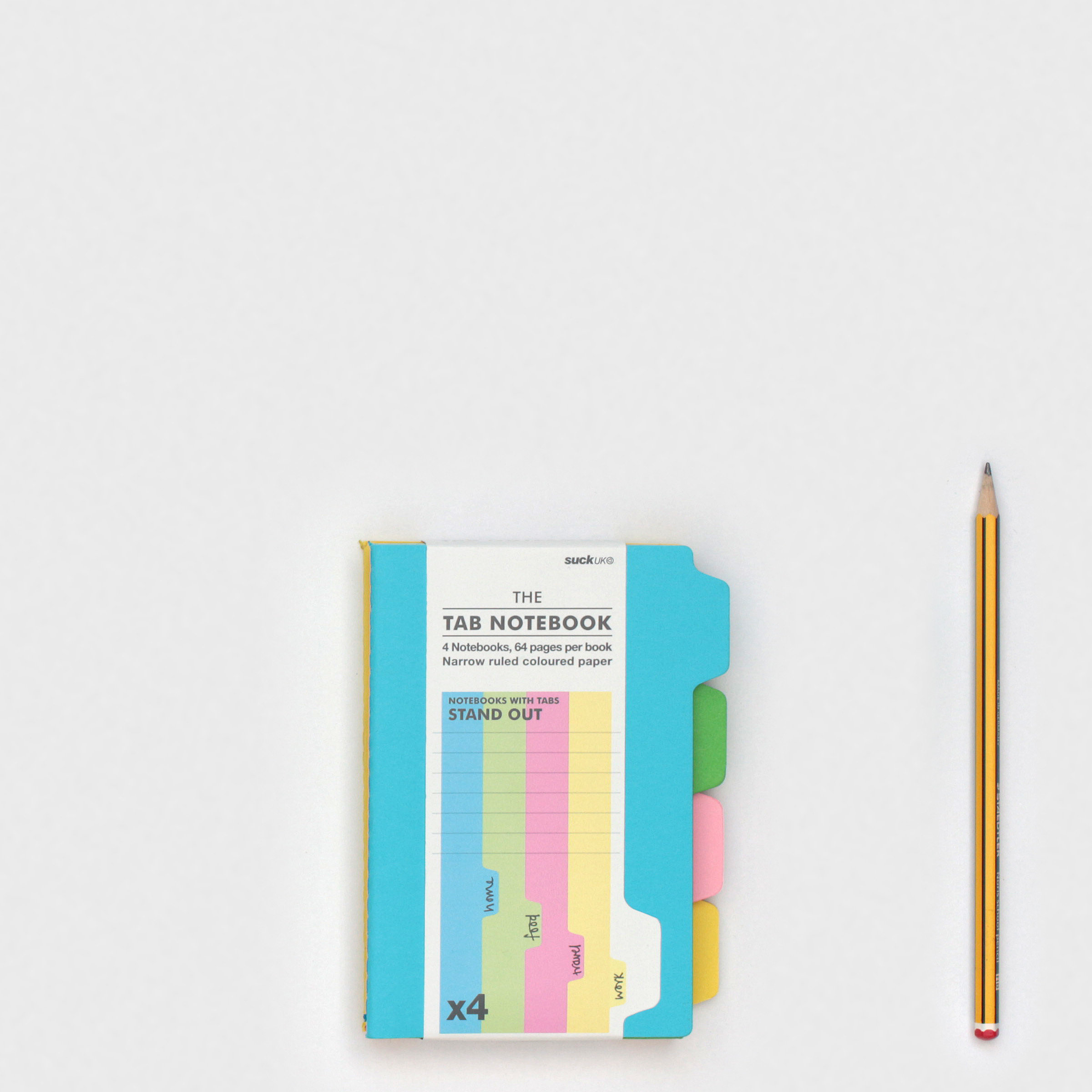 Small A6 Colourful Notebooks with Tabs
