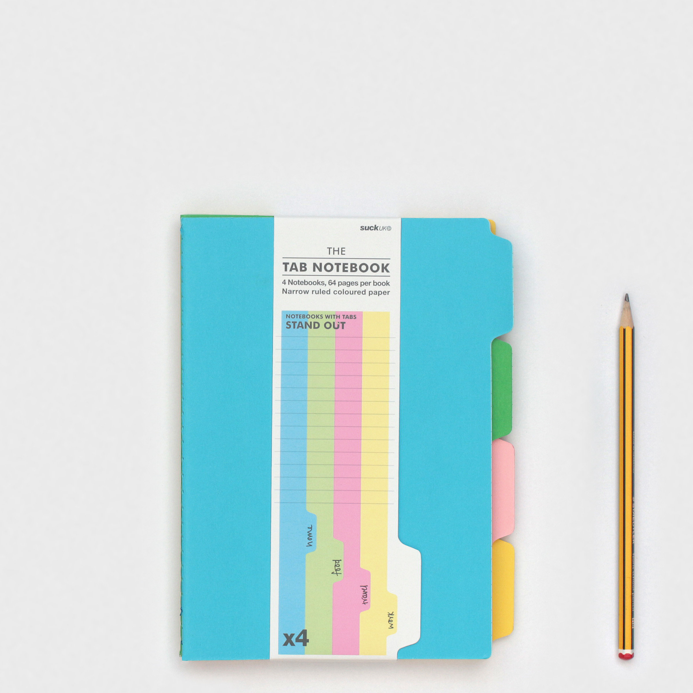 A5 Colourful Notebooks with Tabs