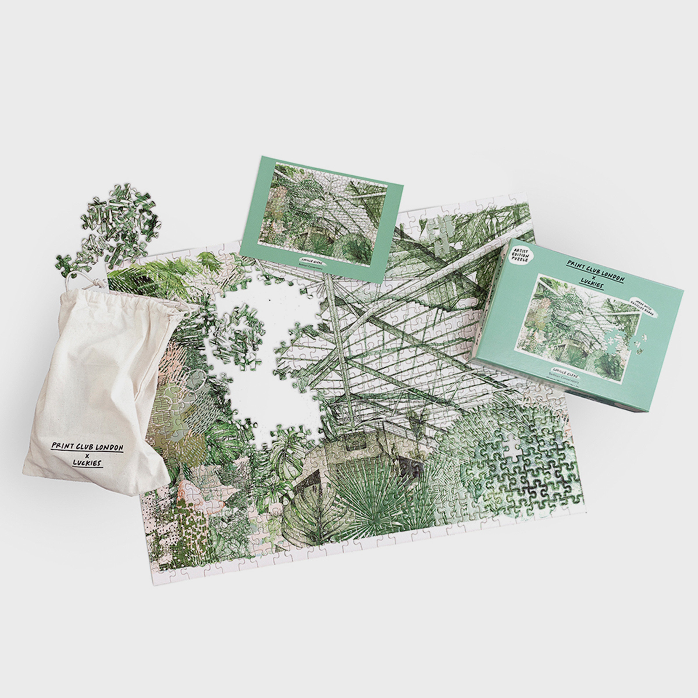 Print Club - Barbican Conservatory Jigsaw Puzzle