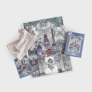 Print Club - London Paris Brussels Jigsaw Puzzle