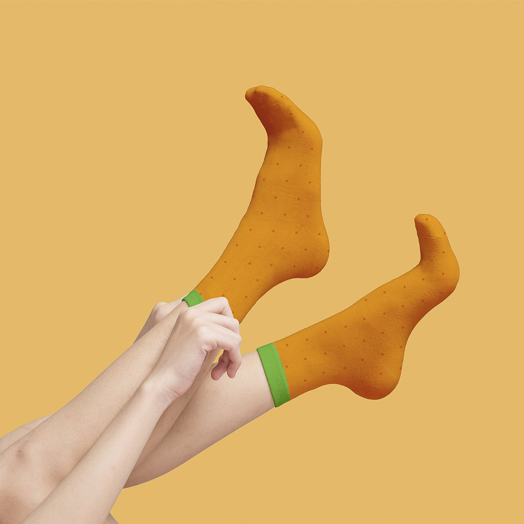 Orange Socks