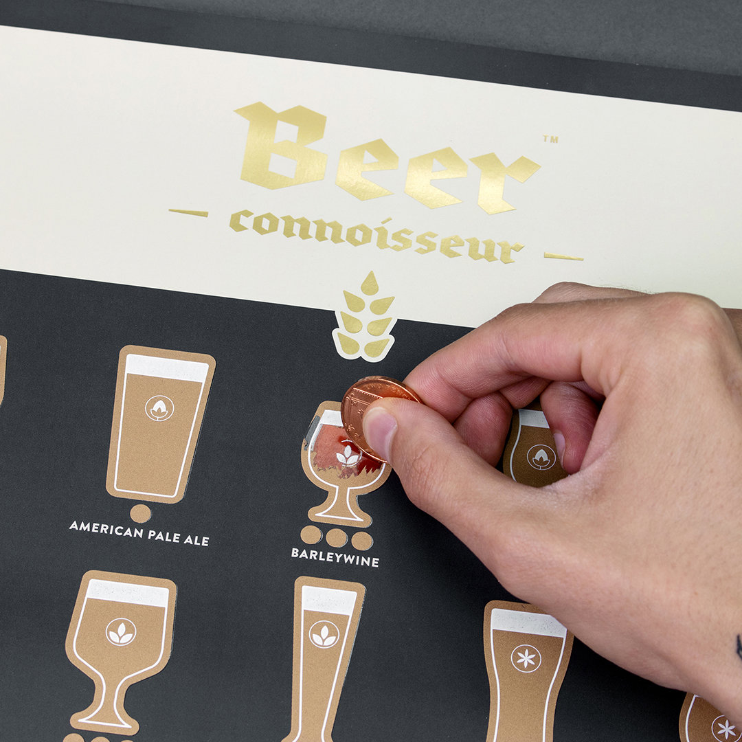 Scratchable Beer Poster