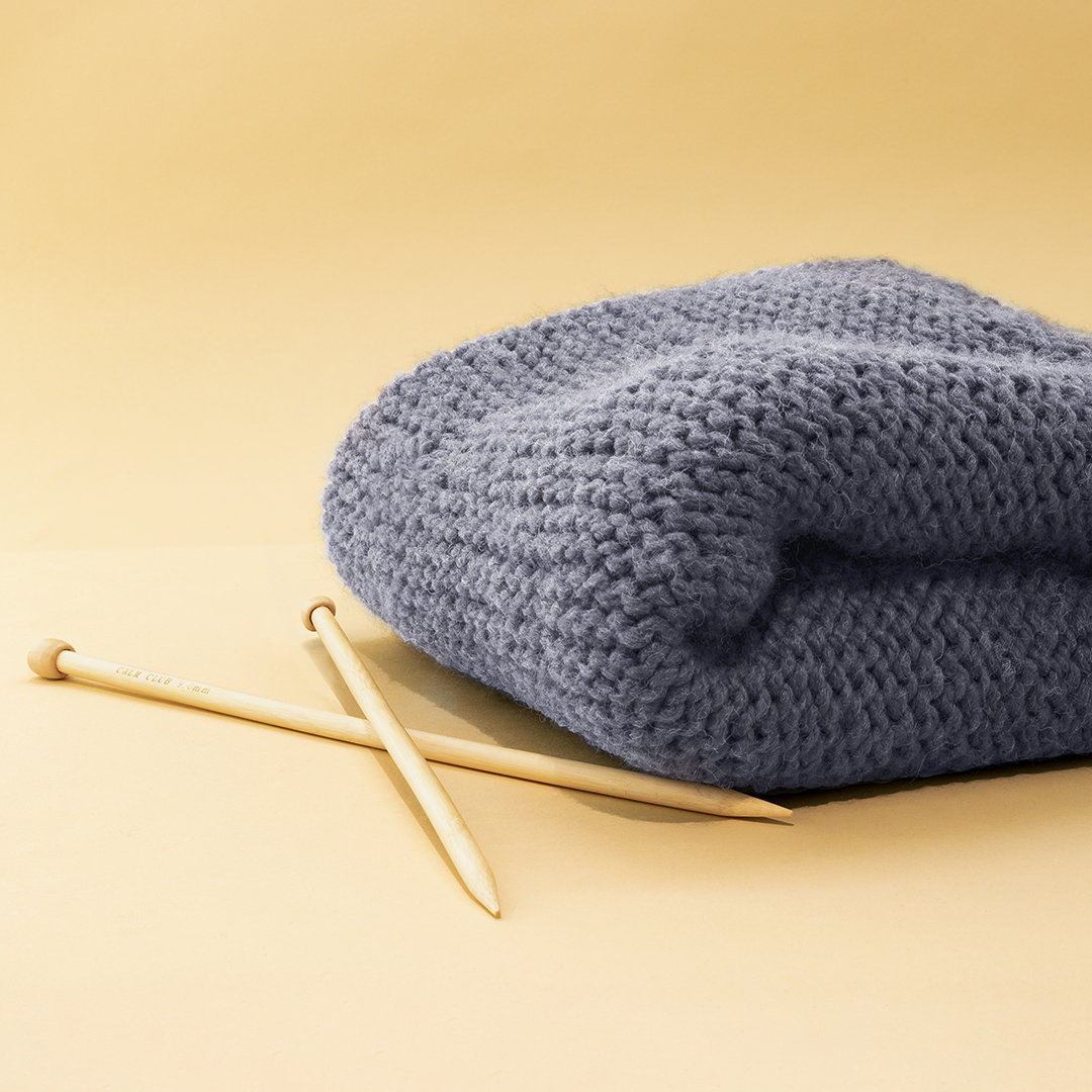 Blanket knitting kit