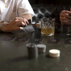 Dead Mans Hand Iron & Glory Poker Game Set