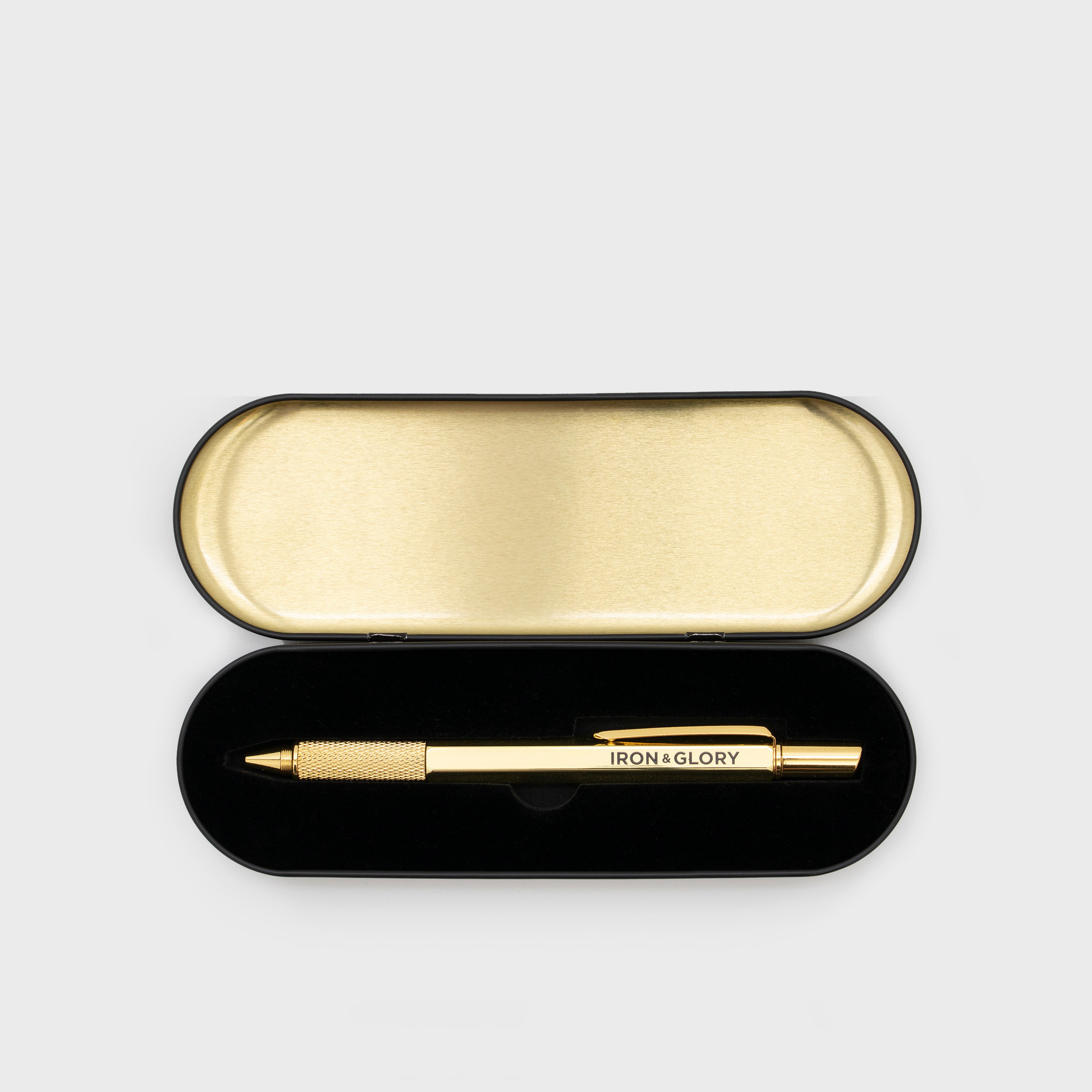 The Write Tool Brass Pen Screwdriver Level