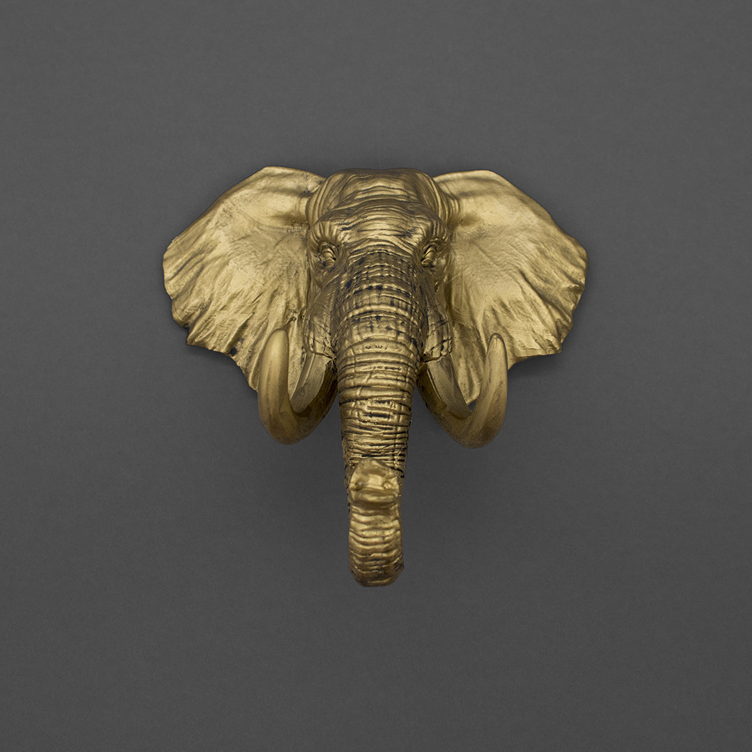 Gold Elephant Coat Hook