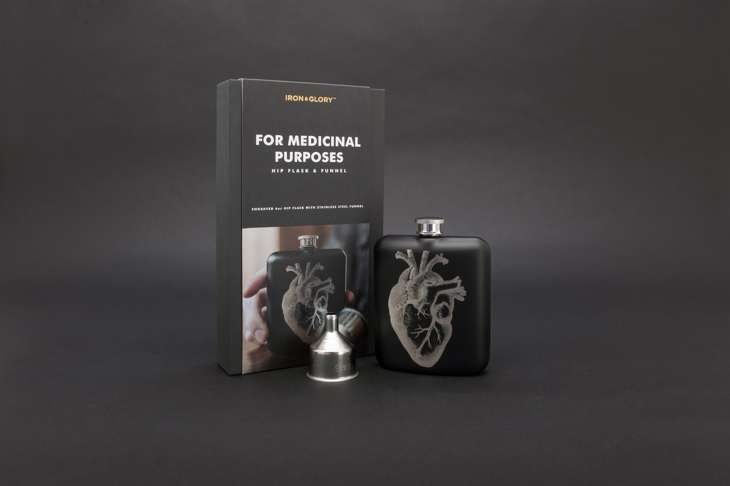 For Medicinal Purposes Hip-Flask